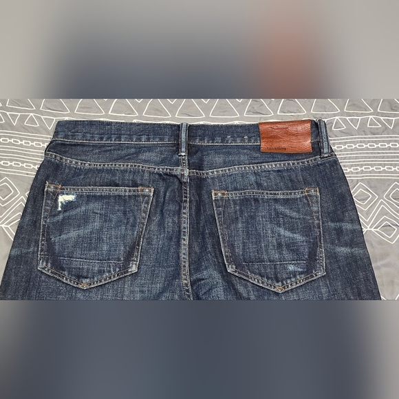 All Saints Kanaba Pistol Men's Distressed Slim Fit Jeans Size 32 - Picture 4 of 10